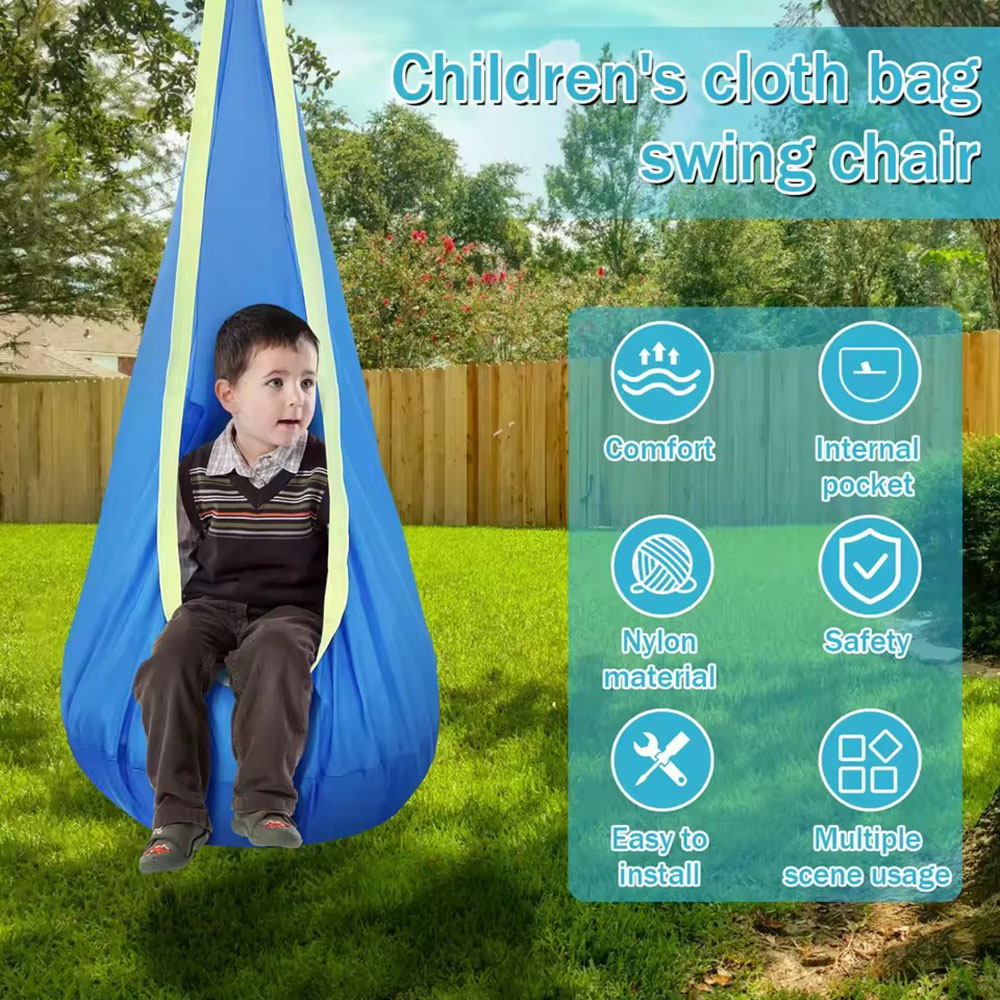 Kids Outdoor Swing Set - Siège suspendu pour enfants en nylon