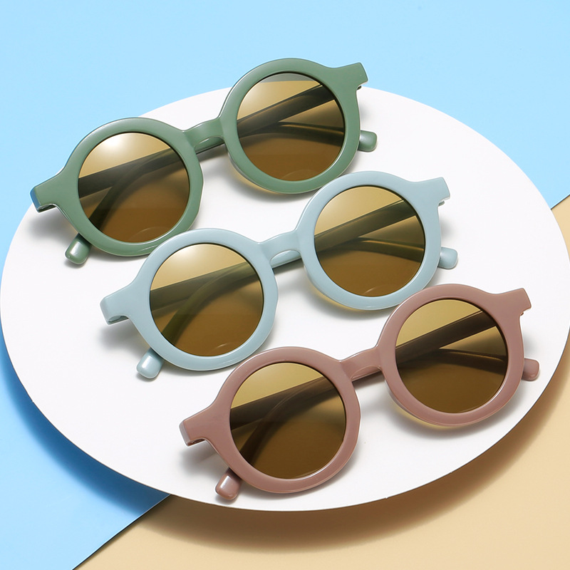 Kids Outdoor Frame - Nouvelles lunettes de soleil rondes à