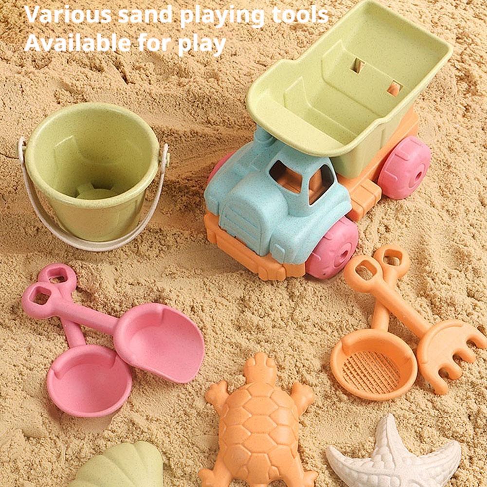 Kids Outdoor Mud Kitchen - Ensemble de 7 jouets de plage