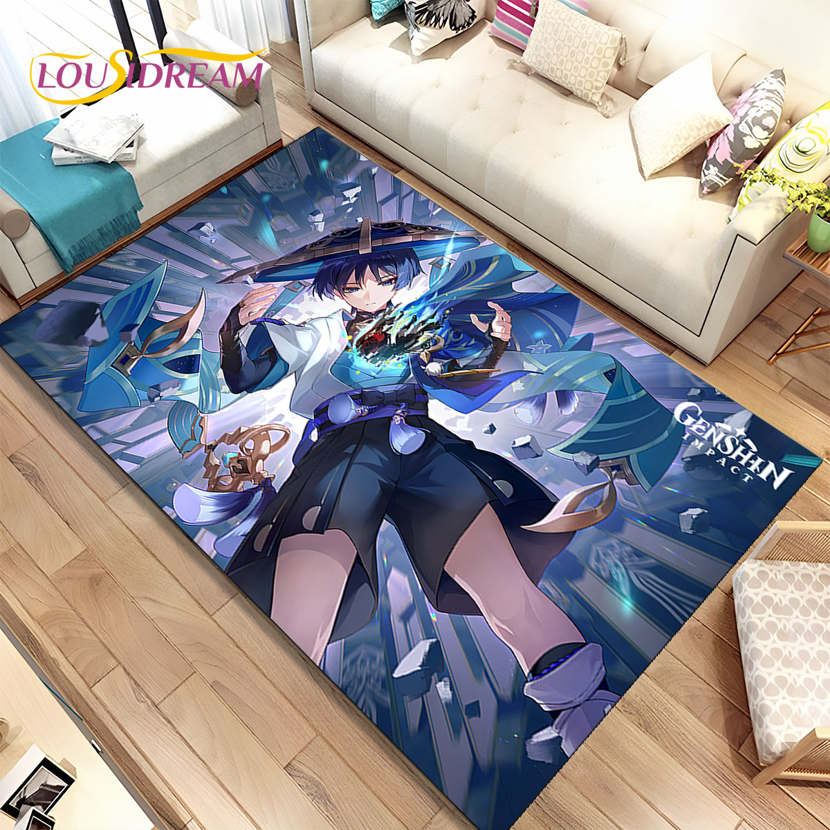 Kids Outdoor Flooring - Genshin Impact Tapis de zone de