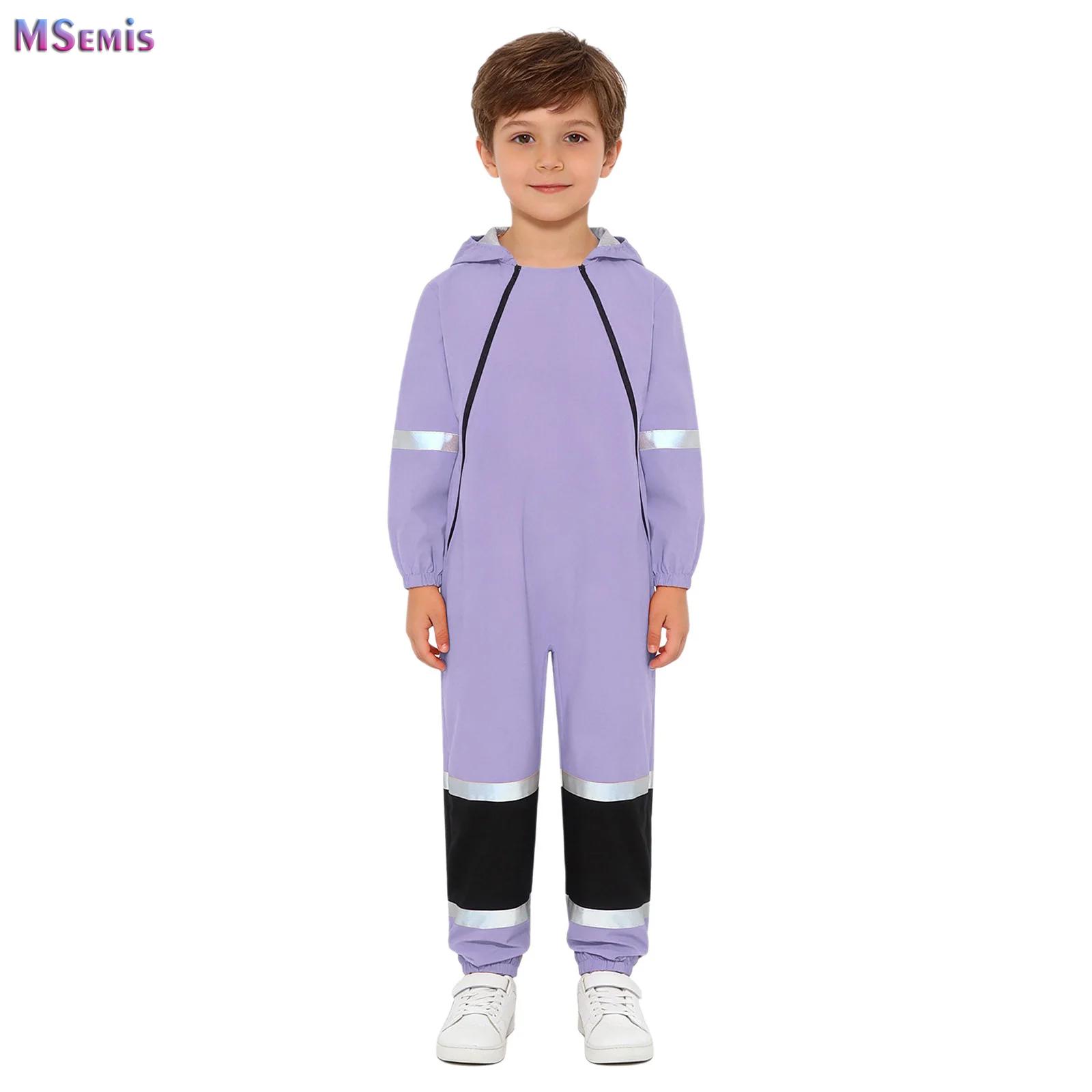 Kids Outdoor Overalls - Combinaison de pluie imperméable pour garçons