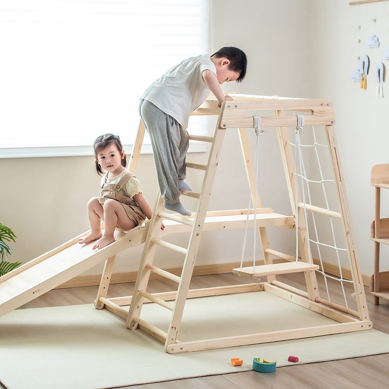 Kids Outdoor Jungle Gym - Structure de jeu d'extérieur robuste pour
