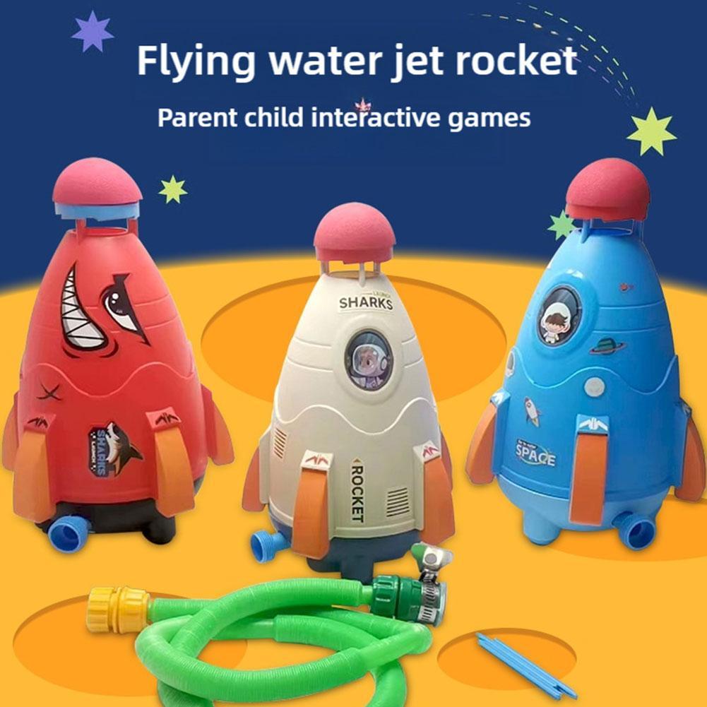 Kids Outdoor Water Play - Lanceur de fusée jouets arroseurs d'eau