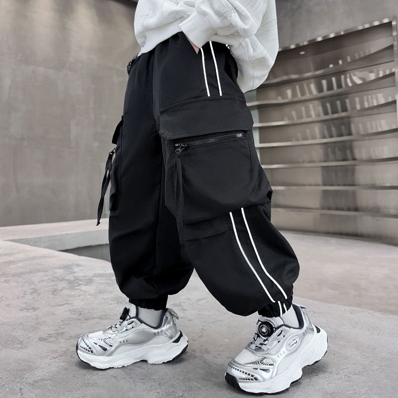 Kids Outdoor Overalls - Pantalon Cargo Garçon à Grandes Poches
