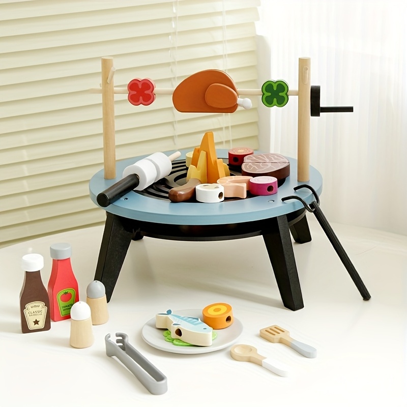 Kids Outdoor Grill Set - Ensemble de jeu de Barbecue en