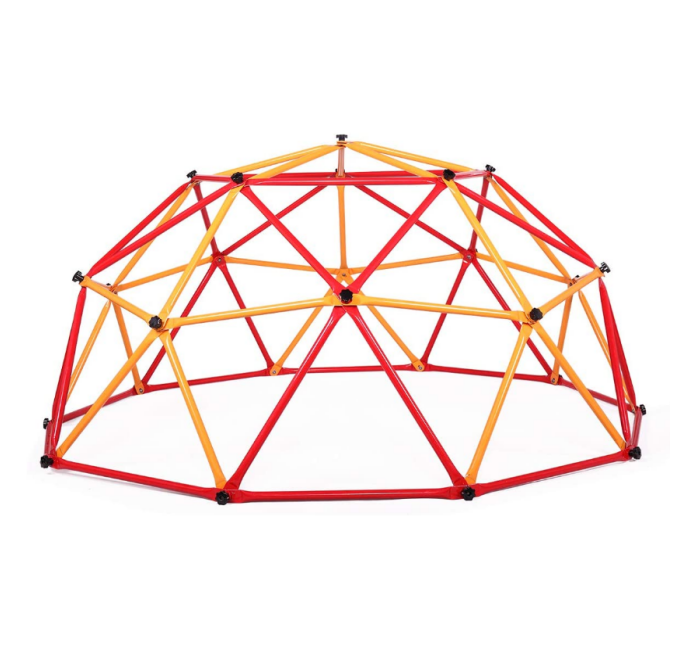 Kids Outdoor Jungle Gym - Structure de jeu géométrique en forme