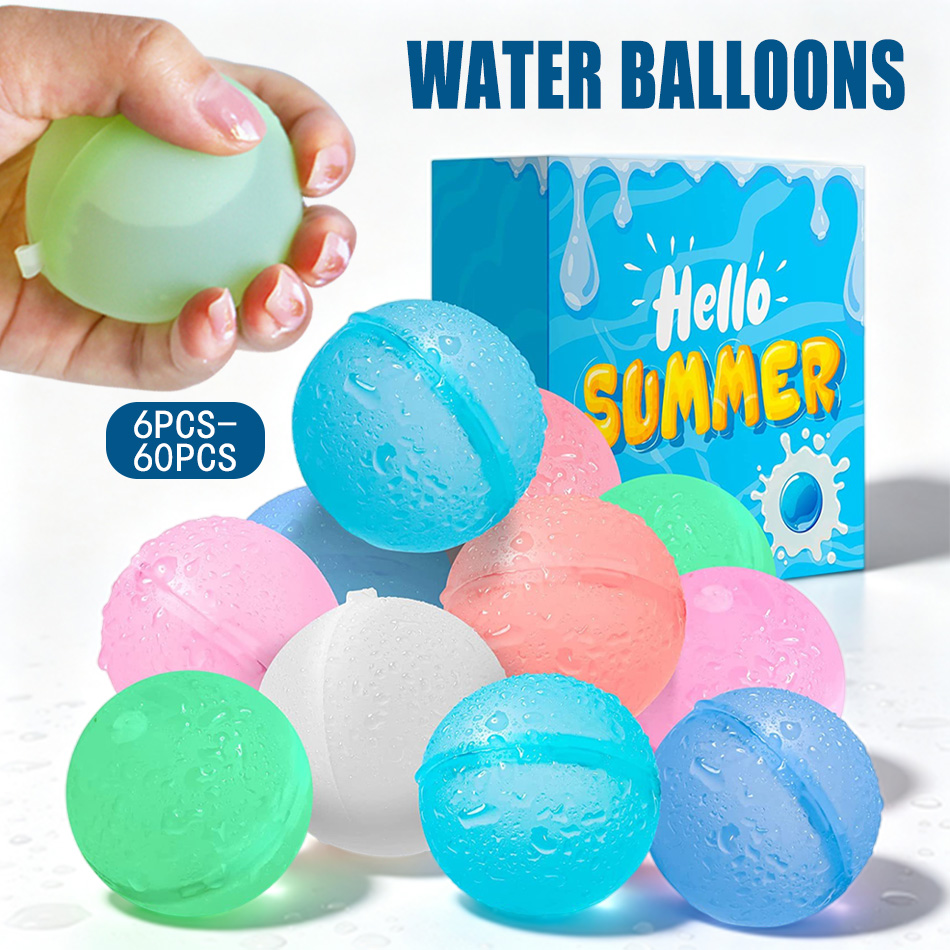 Kids Outdoor Water Play - Nouveaux ballons d'eau réutilisables, ballons d'eau