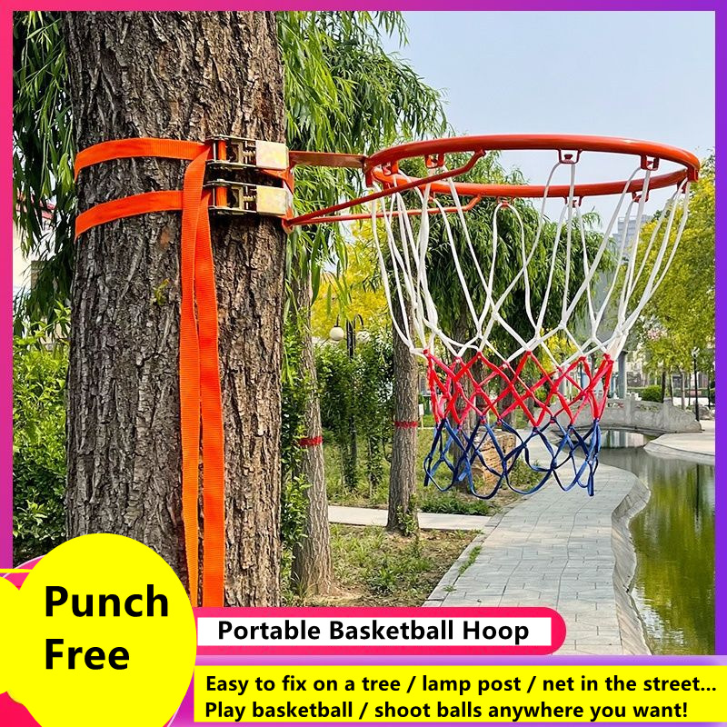 Kids Outdoor Frame - Cerceau de basket-ball réglable sans poinçon