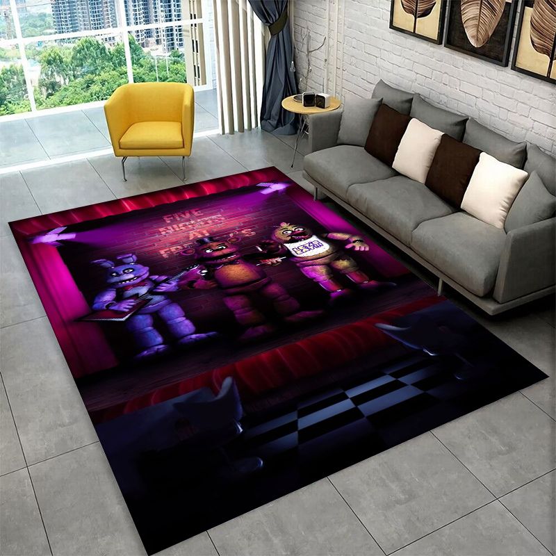 Kids Outdoor Flooring - Tapis antidérapant F-FNAF Freddy pour jeux