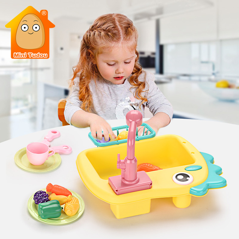 Kids Outdoor Mud Kitchen - Machine à eau électrique pour enfants,