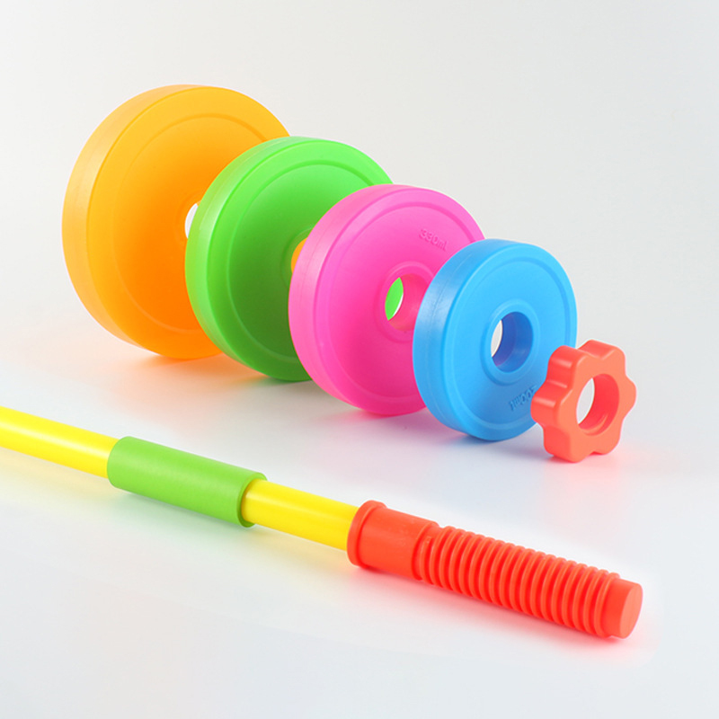 Kids Outdoor Toys B&Q - Haltères pour enfants, jouet sportif, haltères