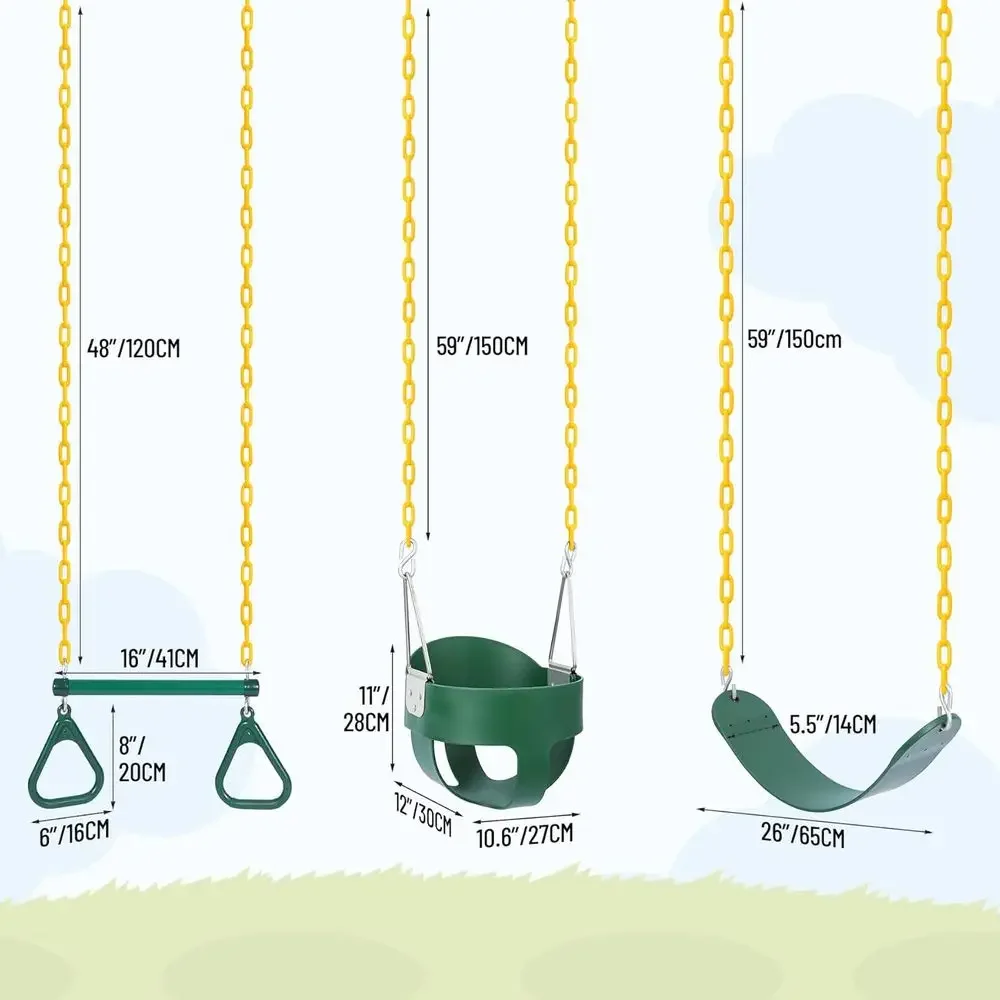 Ensemble de balançoires d'exté - Kids Outdoor Swing Set avis et prix