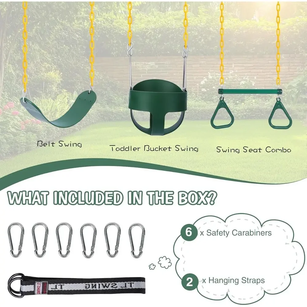 Ensemble de balançoires d'exté - Kids Outdoor Swing Set avis et prix