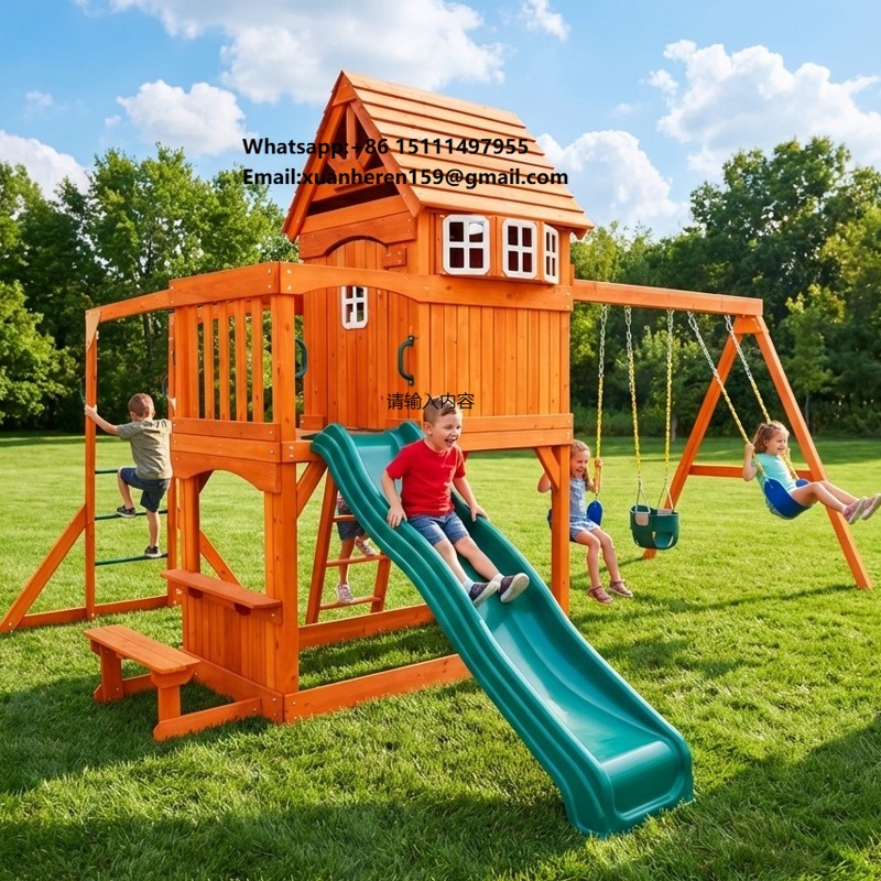 Grand équipement de jeu extéri - Kids Outdoor Swing Set avis et prix