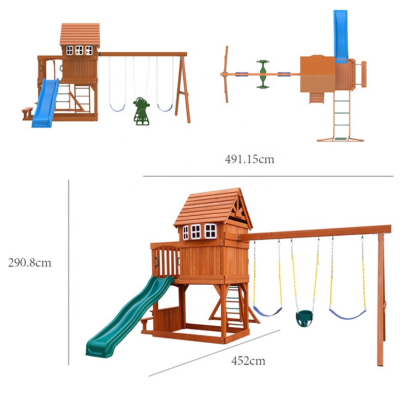 Grand équipement de jeu extéri - Kids Outdoor Swing Set avis et prix