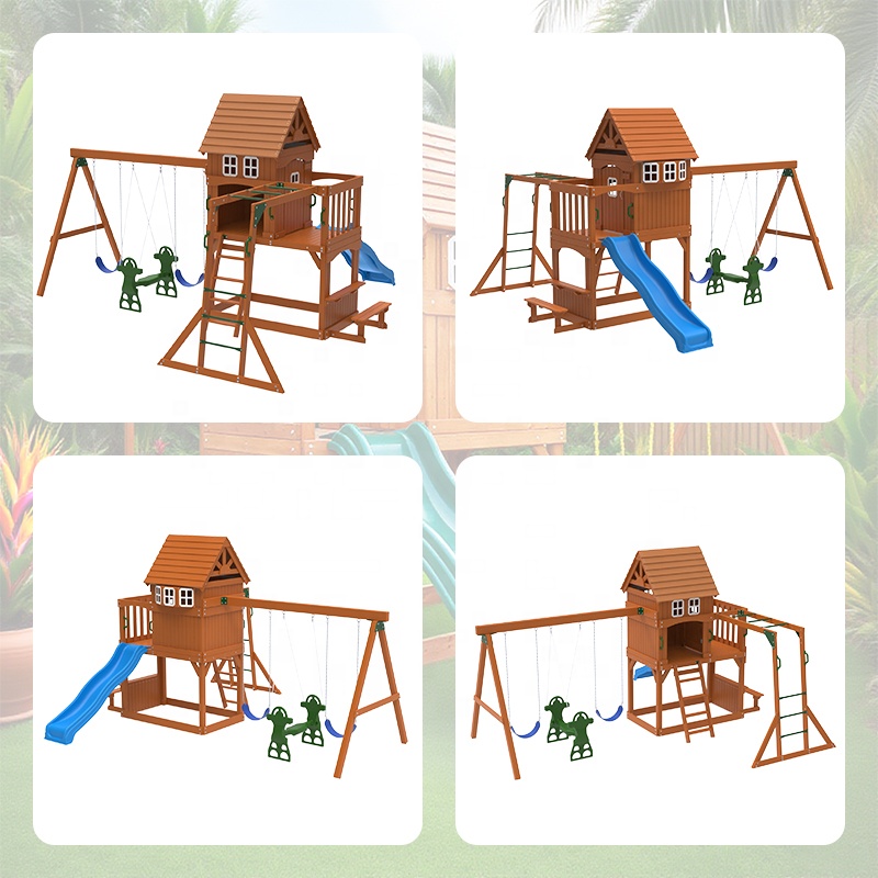 Grand équipement de jeu extéri - Kids Outdoor Swing Set avis et prix
