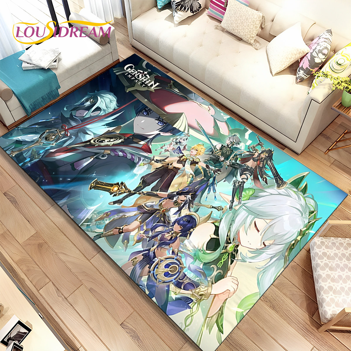 Genshin Impact Tapis de zone d - Kids Outdoor Flooring avis et prix