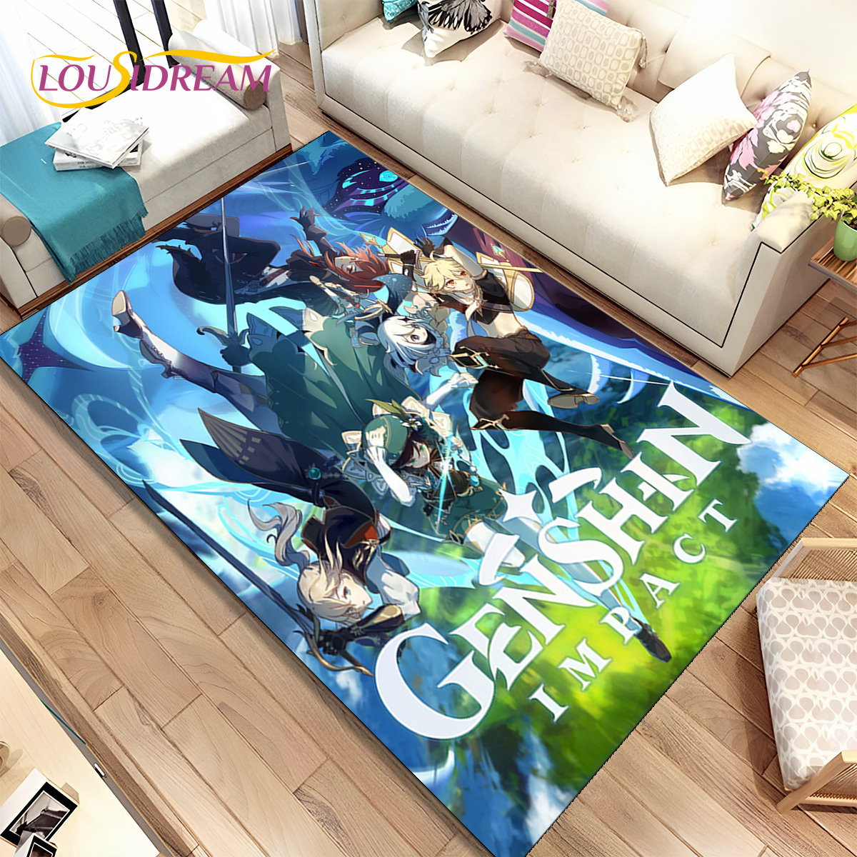 Genshin Impact Tapis de zone d - Kids Outdoor Flooring avis et prix