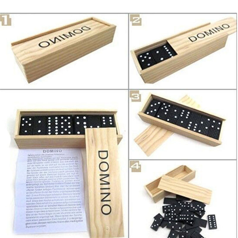 Jeu de dominos en bois 28 pièc - Kids Outdoor Table avis et prix