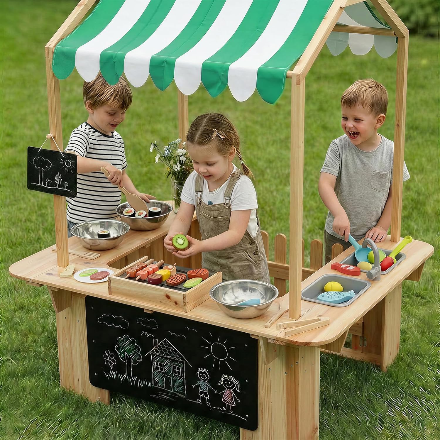 Maison de jeu d'extérieur pour - Kids Outdoor Mud Kitchen avis et prix
