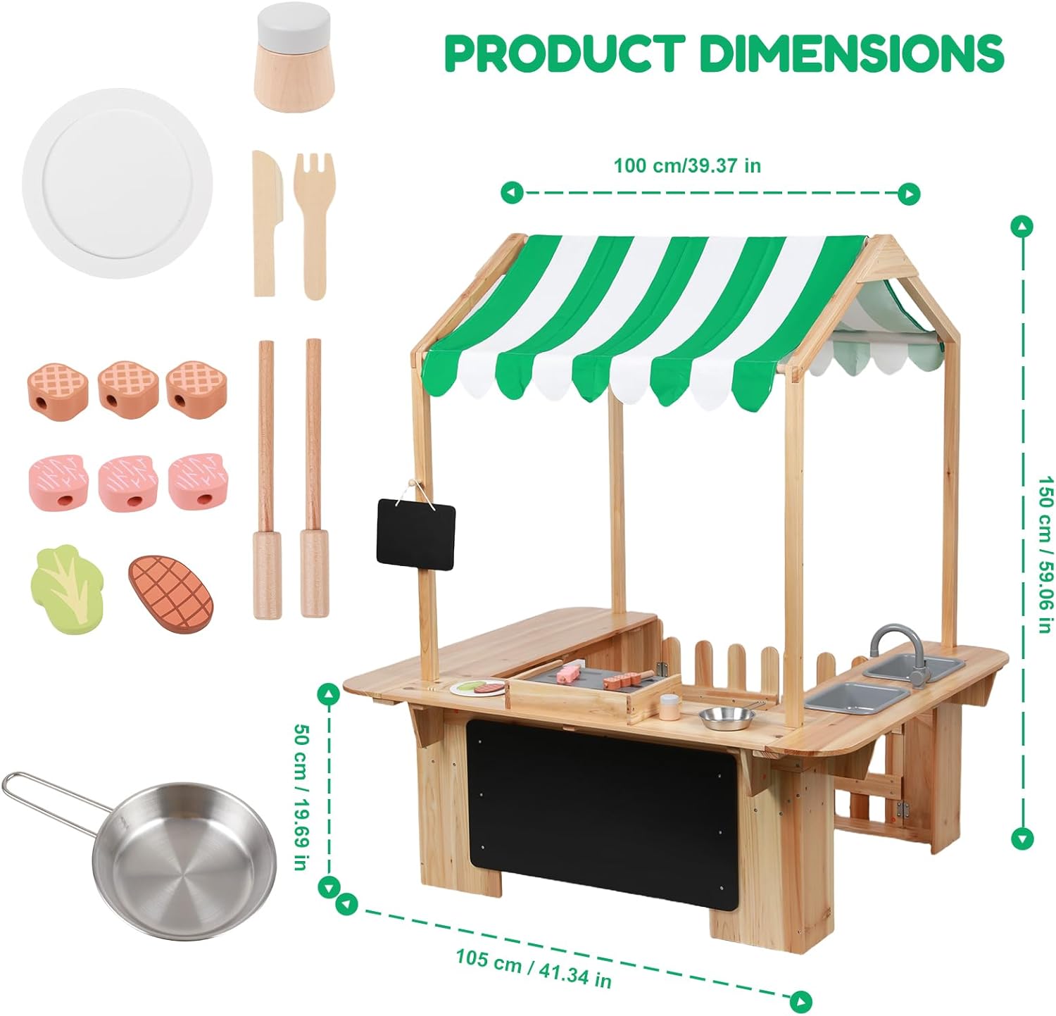 Maison de jeu d'extérieur pour - Kids Outdoor Mud Kitchen avis et prix