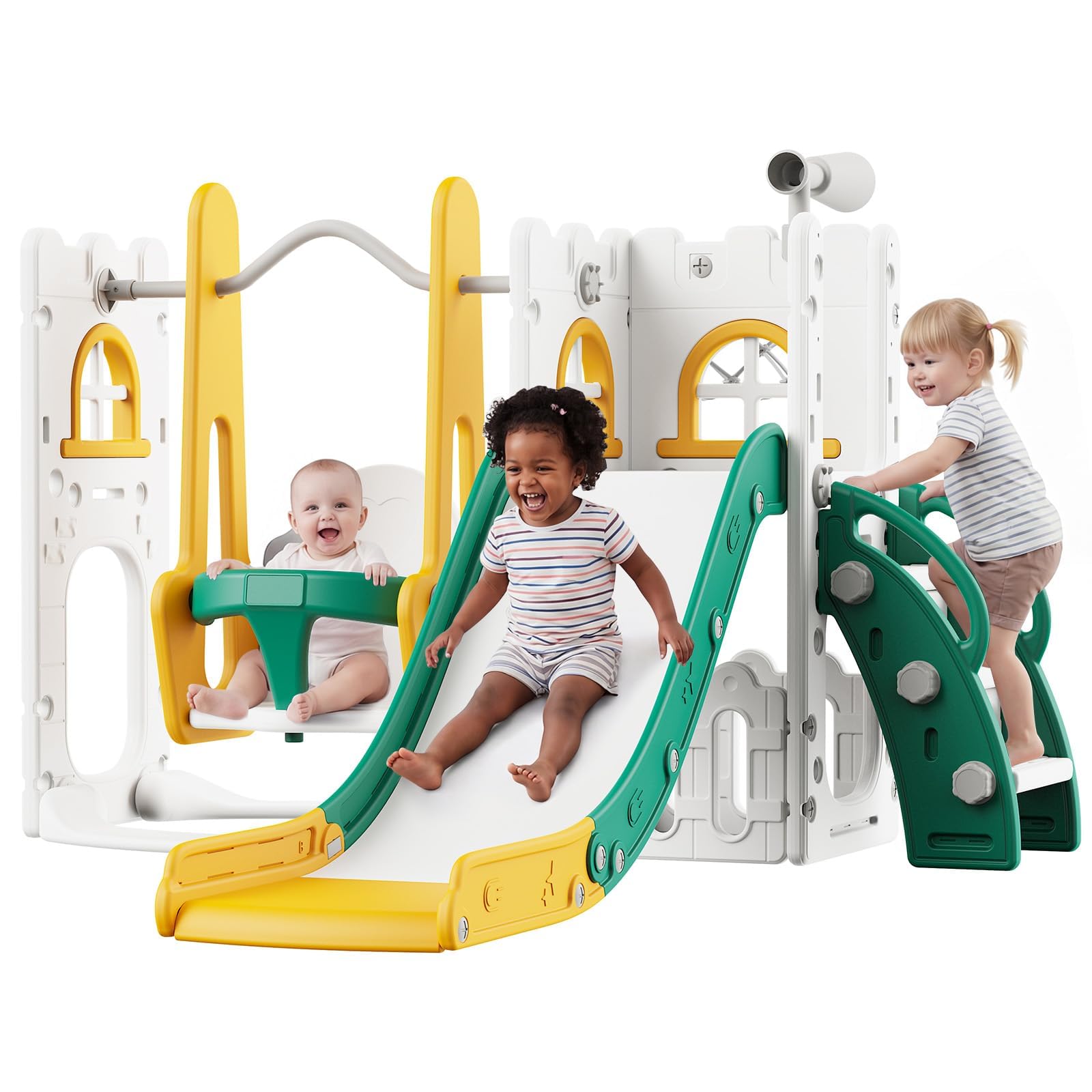 Ensemble de jeux 7 en 1 pour t - Kids Outdoor Swing Set avis et prix