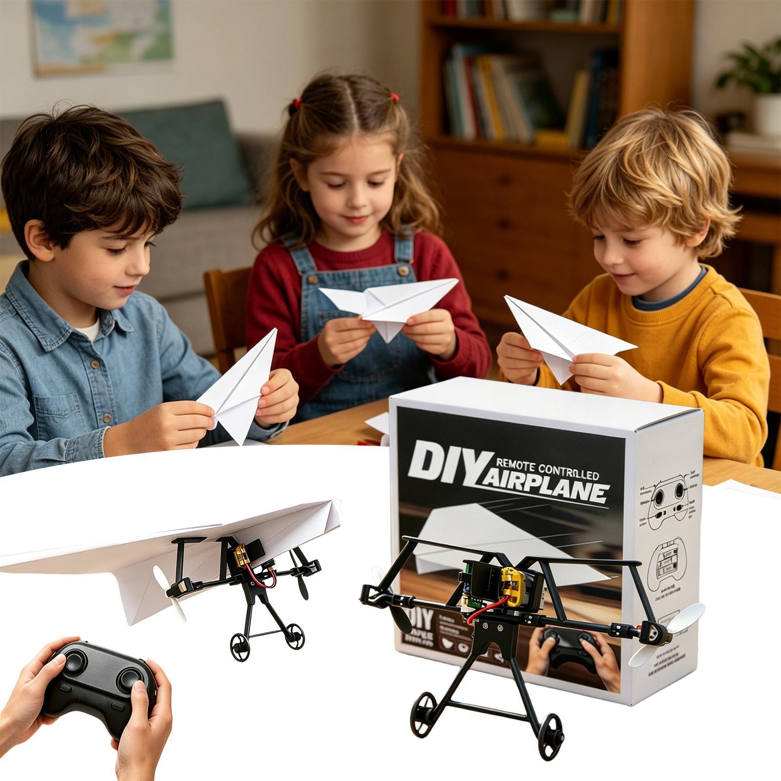 Kit d'avion en papier RC à con - Kids Outdoor Kit avis et prix