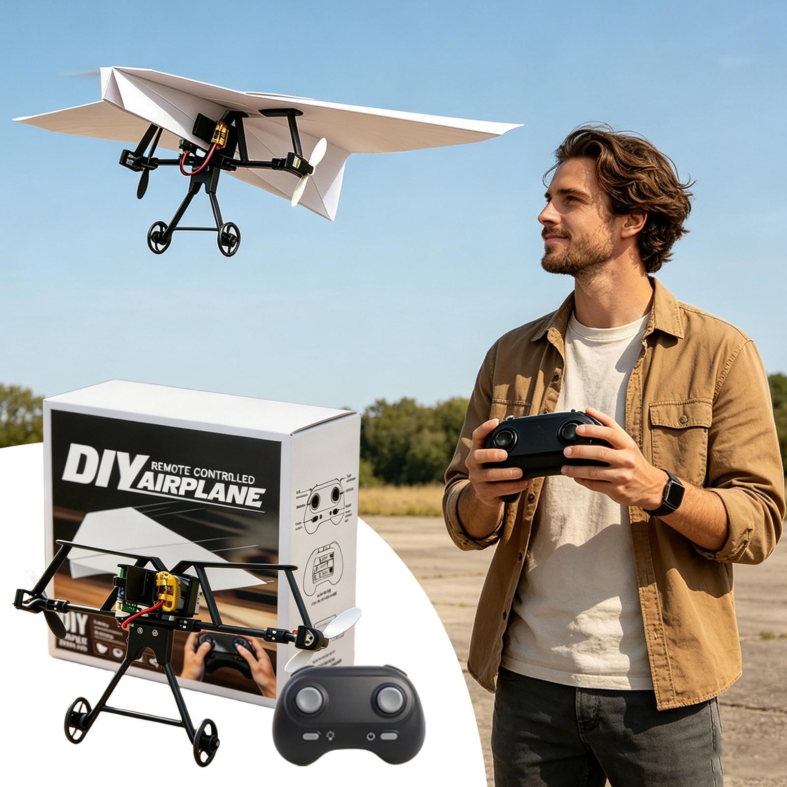Kit d'avion en papier RC à con - Kids Outdoor Kit avis et prix