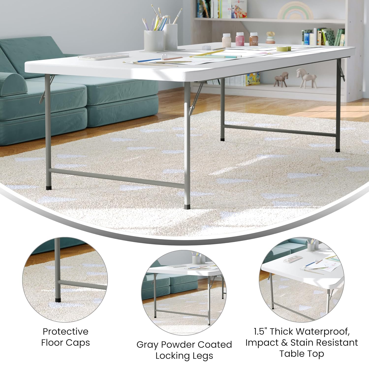 Table pliante en plastique pou - Kids Outdoor Table avis et prix