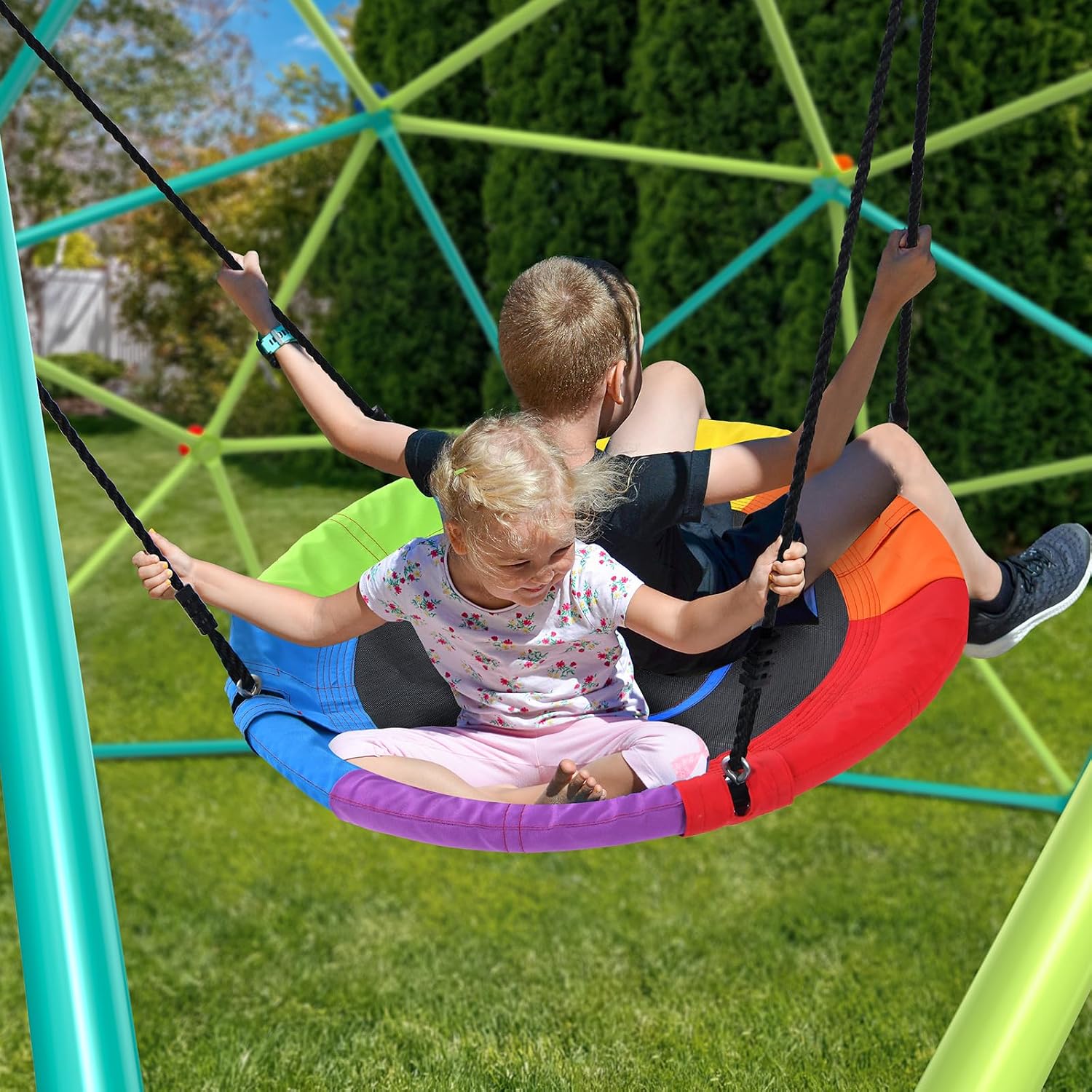 Ensemble de balançoire dôme d' - Kids Outdoor Swing Set avis et prix