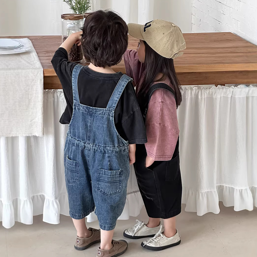 Salopette en jean unisexe pour - Kids Outdoor Overalls avis et prix