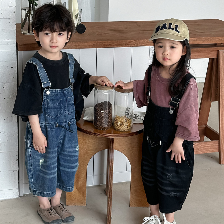 Salopette en jean unisexe pour - Kids Outdoor Overalls avis et prix