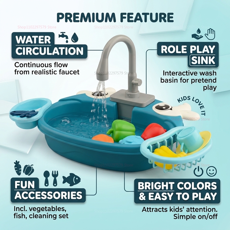Jouet d'évier interactif pour  - Kids Outdoor Mud Kitchen avis et prix