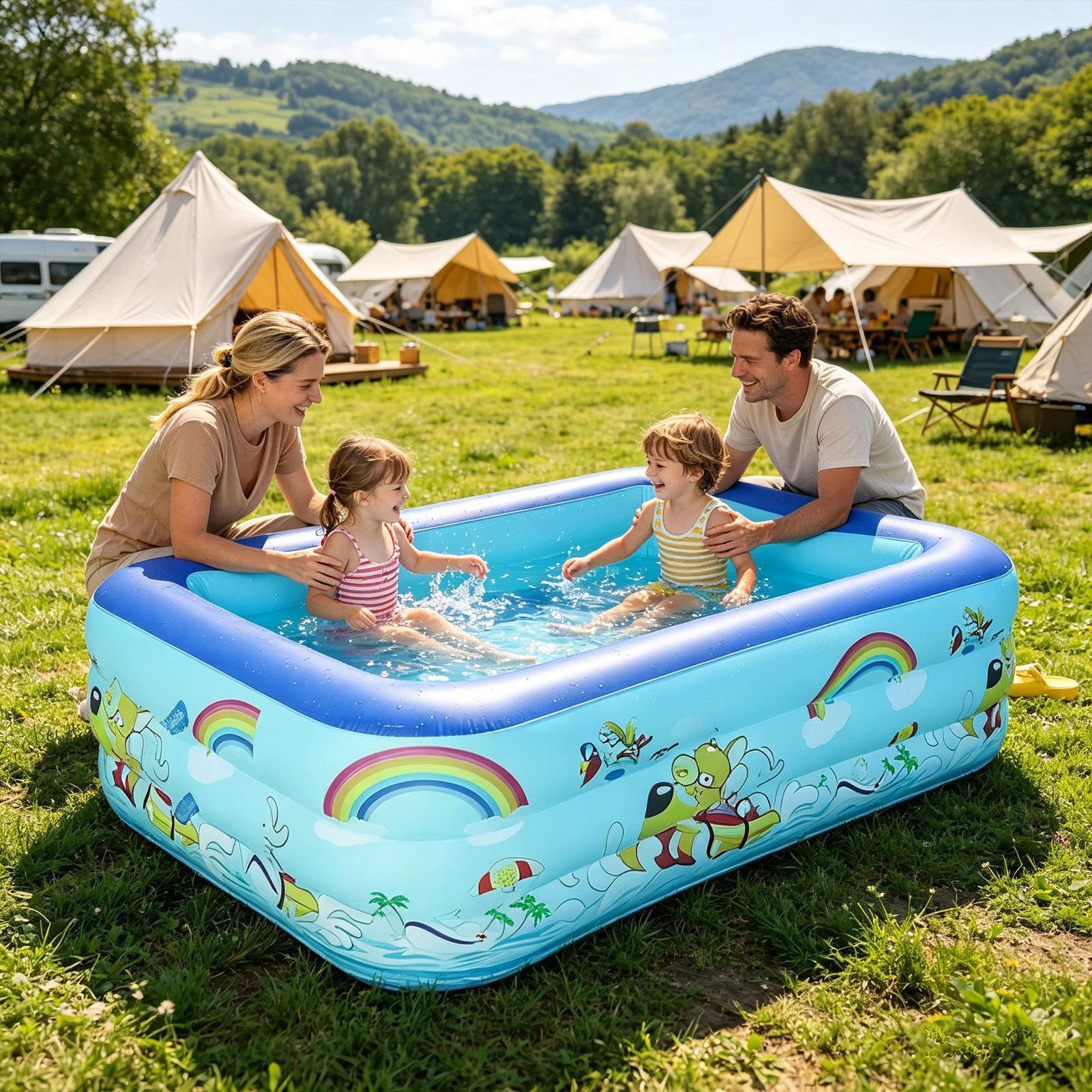 Piscine gonflable rectangulair - Kids Outdoor Frame avis et prix