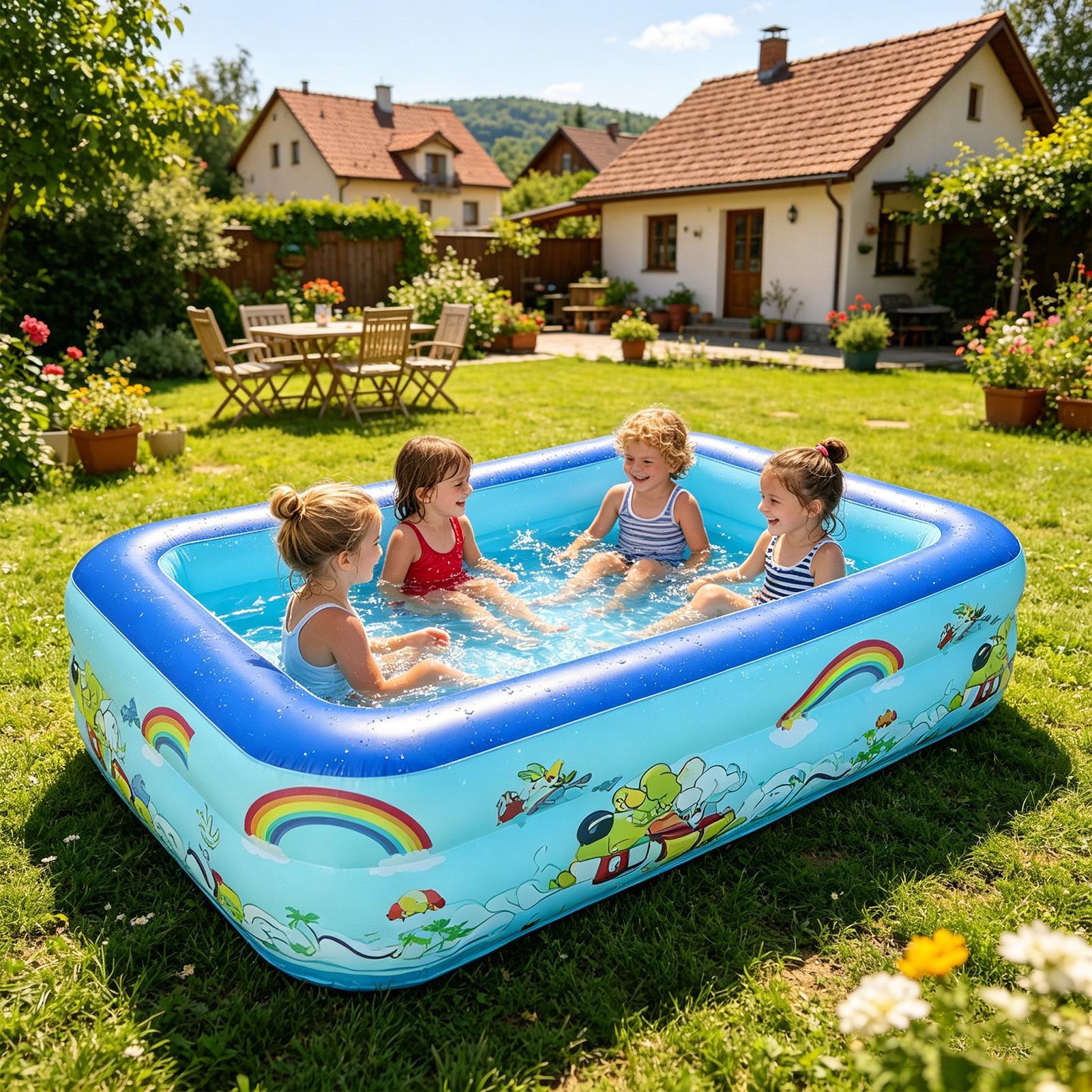 Piscine gonflable rectangulair - Kids Outdoor Frame avis et prix