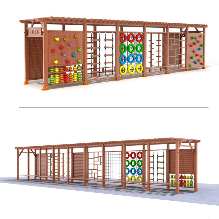 Structure de jeu en bois pour  - Kids Outdoor Jungle Gym avis et prix